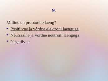 Viktoriin- Tuumafüüsika #10