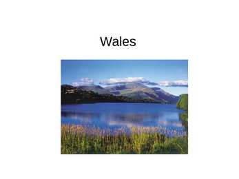 Wales - Powerpoint esitlus