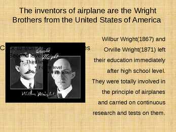 Invention of the Airplane #5