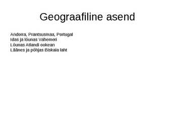Üldülevaade Hispaaniast #6