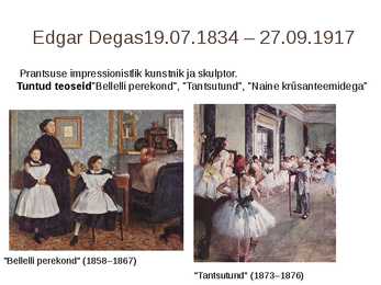Impressionismi kokkuvõttev esitlus #10