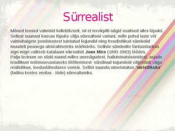 Sürrealismi kokkuvõttev esitlus #4