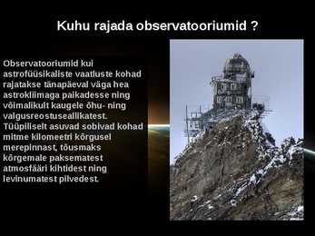 Praeguse kosmose uuring #6