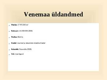 Referaat Venemaast #2