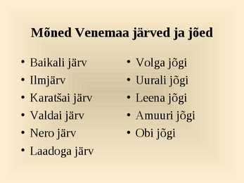 Referaat Venemaast #3