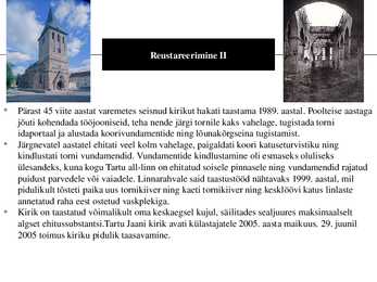 Slideesitlus-Tartu Jaani kirik #6
