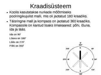 Topograafia ja kompass-PowerPoint #7