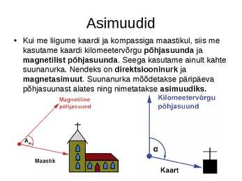 Topograafia ja kompass-PowerPoint #9