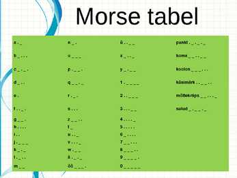 Morse-PowerPoint #6