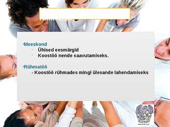 Meeskonnatöö ja rühmatöö-PowerPoint #2