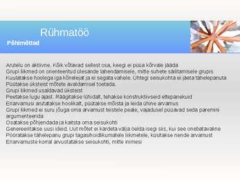 Meeskonnatöö ja rühmatöö-PowerPoint #20