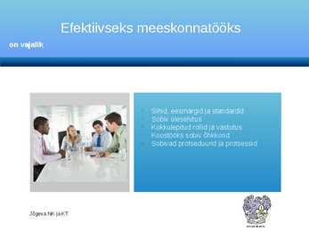 Meeskonnatöö ja rühmatöö-PowerPoint #5