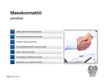 Meeskonnatöö ja rühmatöö-PowerPoint #6