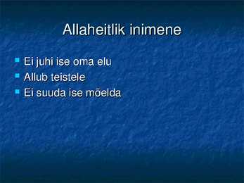 Käitumisviisid ettekanne #5
