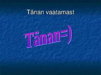 Käitumisviisid ettekanne #9