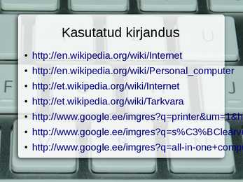 Arvuti esitlus #13