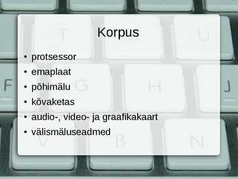 Arvuti esitlus #7