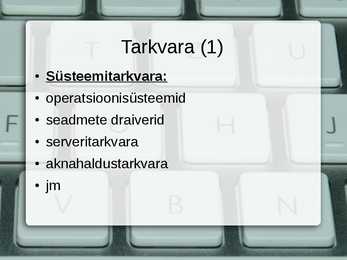 Arvuti esitlus #8