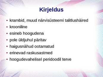 Epilepsia esitlus #2