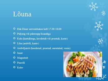 Prantsuse köögi ülevaate esitlus #11