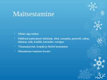 Prantsuse köögi ülevaate esitlus #6