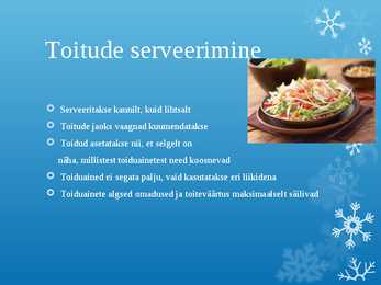 Prantsuse köögi ülevaate esitlus #7