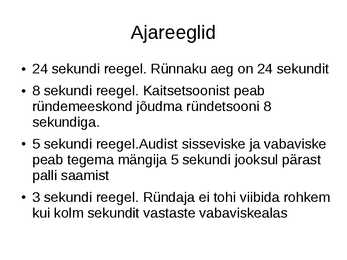 Korvpalli esitlus #8