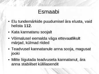 Esitlus-Alajahtumine ehk hüpotermia #5