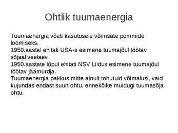 Teaduse ja tehnika areng 20 sajandil #3