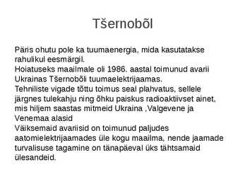 Teaduse ja tehnika areng 20 sajandil #4