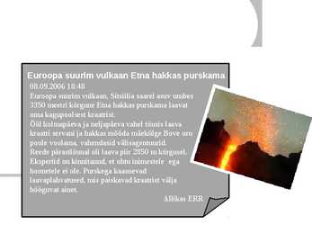 Vulkaanid-Hekla ja Etna - Esitlus #7