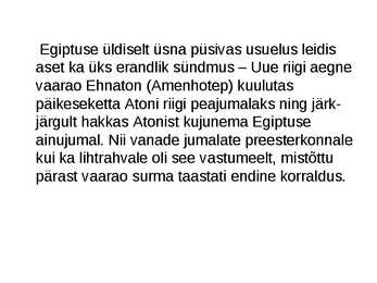 Vana-Egiptuse maailmapilt-powerpoint #12