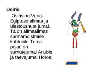 Vana-Egiptuse maailmapilt-powerpoint #15