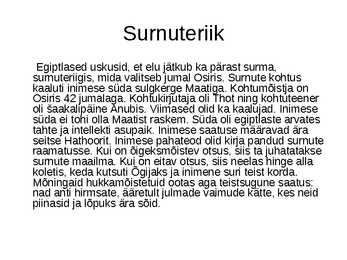 Vana-Egiptuse maailmapilt-powerpoint #22