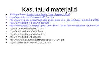 Vana-Egiptuse maailmapilt-powerpoint #24