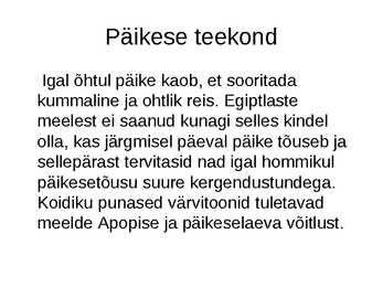 Vana-Egiptuse maailmapilt-powerpoint #6