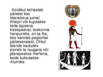 Vana-Egiptuse maailmapilt-powerpoint #9
