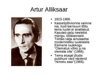 Eesti kirjandus sulaajal-1956-1968--powerpoint #11