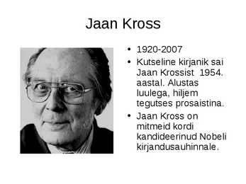 Eesti kirjandus sulaajal-1956-1968--powerpoint #14