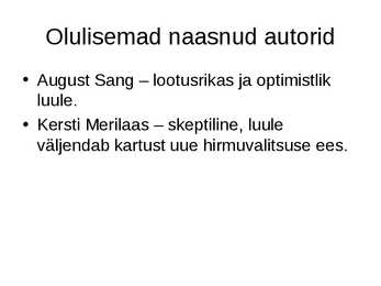 Eesti kirjandus sulaajal-1956-1968--powerpoint #23