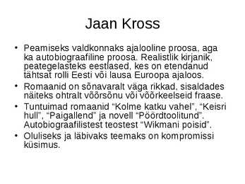 Eesti kirjandus sulaajal-1956-1968--powerpoint #28