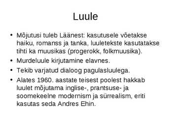 Eesti kirjandus sulaajal-1956-1968--powerpoint #10
