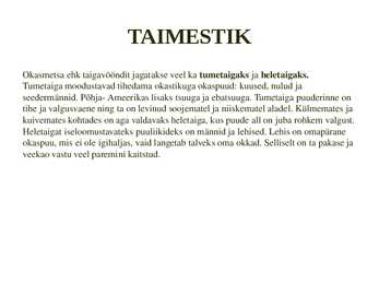 Okasmetsad #12