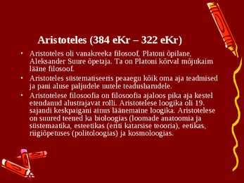 Vana-Kreeka filosoofid #17