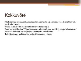Minu Maroko #7