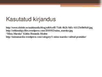 Minu Maroko #8