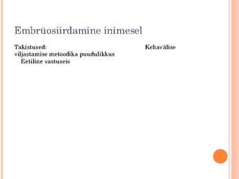 Embrüosiirdamine imetajatel #5