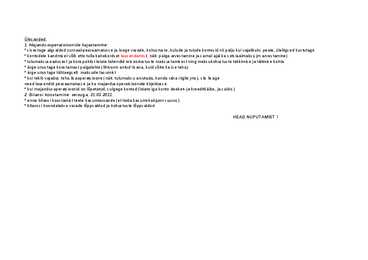 Raamatupidamise arvestus #2