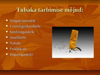 Suitsetamise kahjulikkus #5