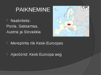 Tšehhi Vabariik - esitlus #3